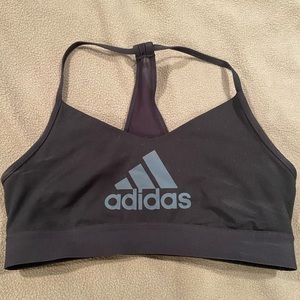 adidas navy blue sports bra